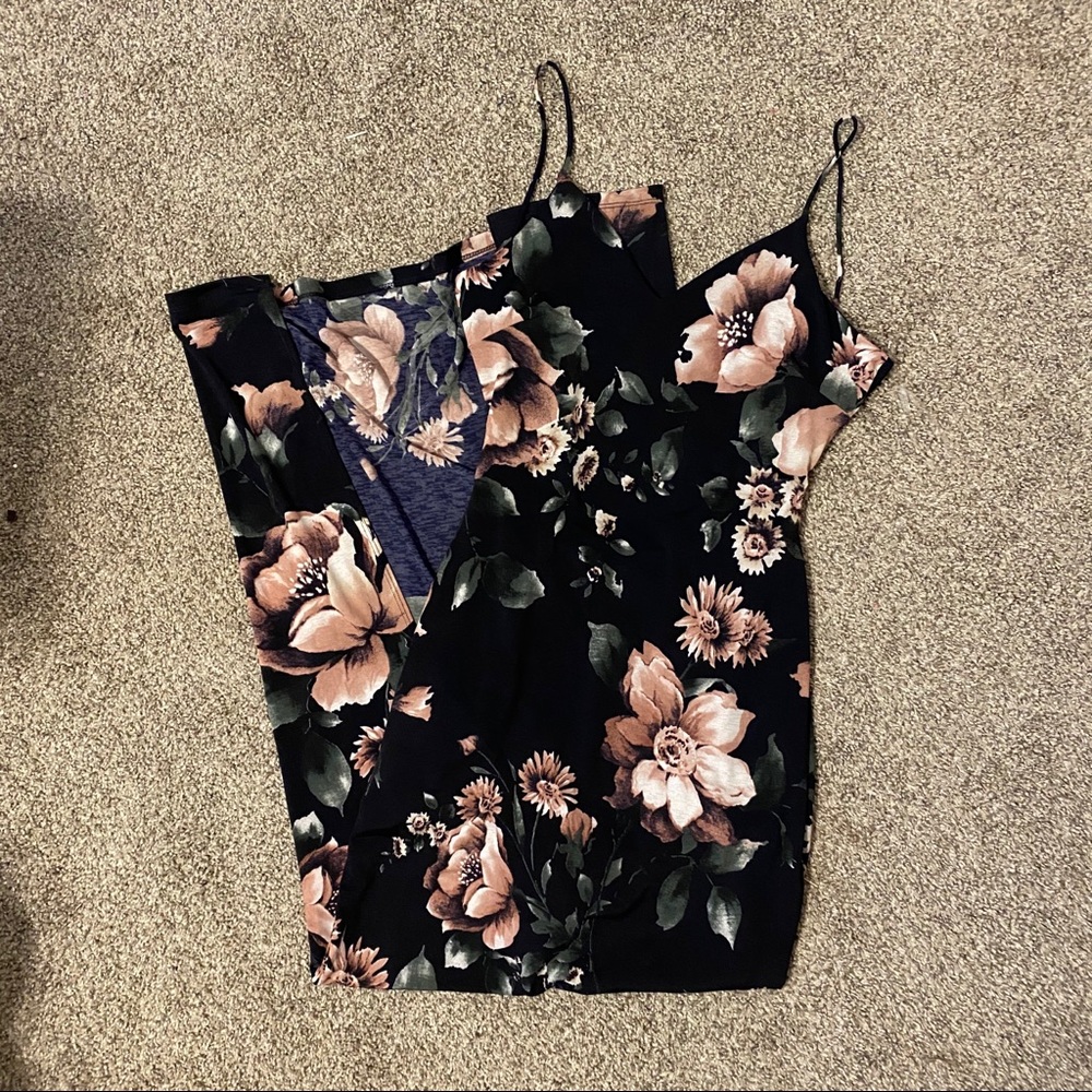 Windsor Floral, Navy Long Dress